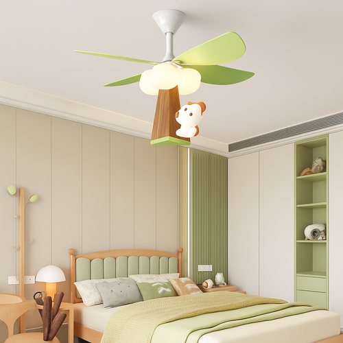 plafonnier créatif moderne enfant avec télécommande et lumière intégrée - vue 2 sur 6