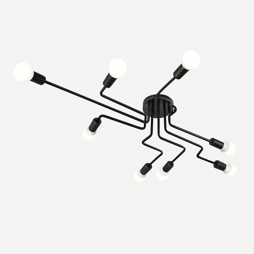 Plafonnier design à LED avec plusieurs bras