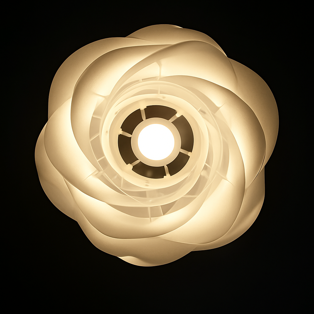 plafonnier design pétales pour décoration intérieure - vue 5 sur 12