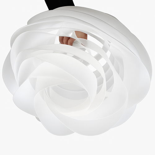 plafonnier design pétales pour décoration intérieure - vue 7 sur 12