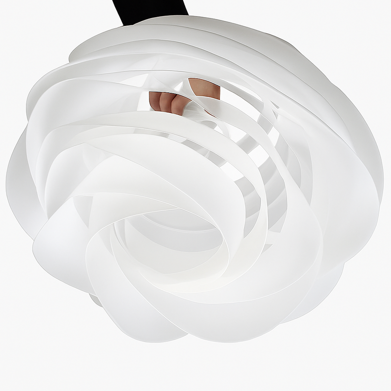 plafonnier design pétales pour décoration intérieure