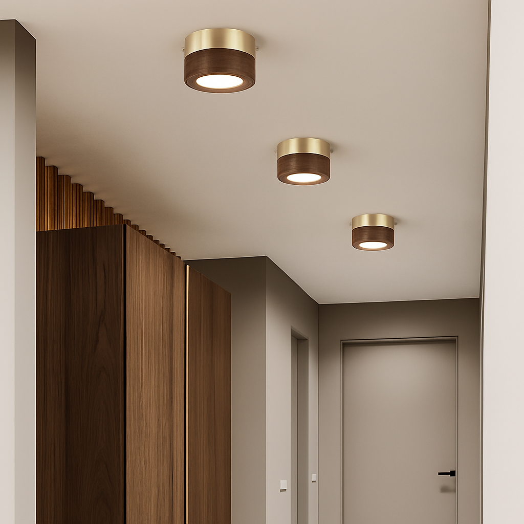 plafonnier en bois design lumineux pour décoration intérieure élégante - vue 4 sur 10