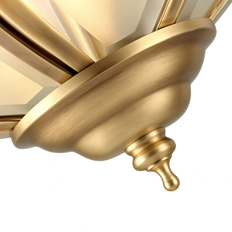 plafonnier en cuivre pour intérieur et extérieur polyvalent