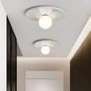 Plafonnier en marbre nordique pour la décoration intérieure salon chambre éclairage en marbre blanc noir vert pierre allée couloir lampe