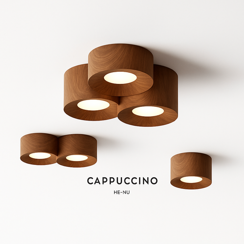 plafonnier en résine ancienne double tête style japonais pour intérieur