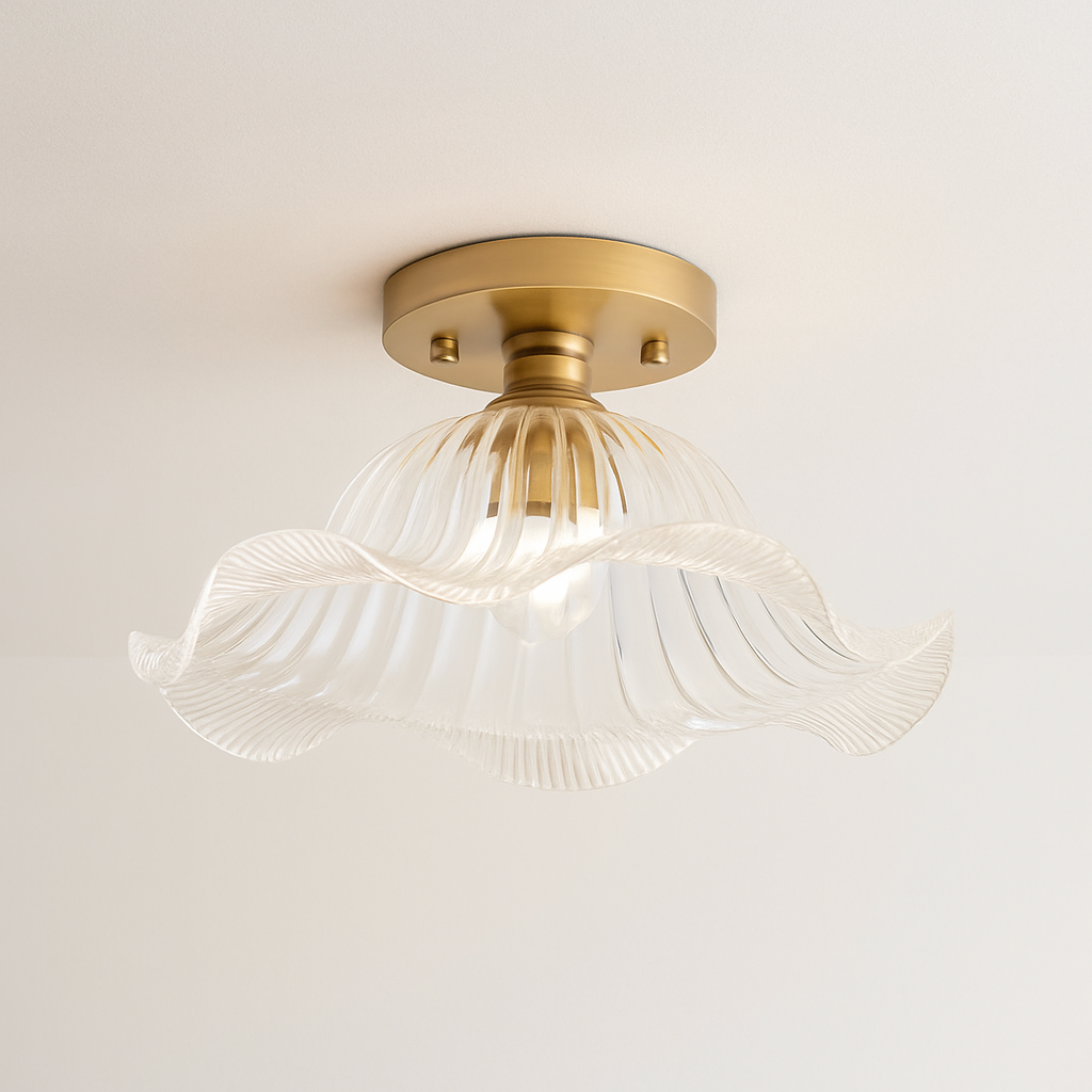 plafonnier en verre nordique rétro loft vintage moderne abat-jour - vue 11 sur 26
