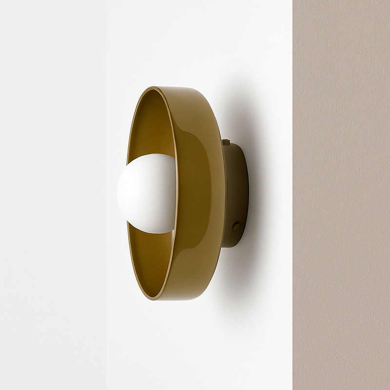 Plafonnier en verre nordique à tête unique G9