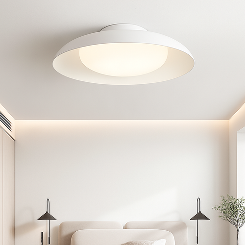 plafonnier industriel créatif en métal avec éclairage led - vue 2 sur 8