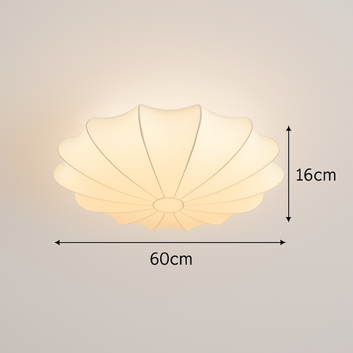 Plafonnier japonais art rond lumière minimaliste plafonnier chambre lampe salon personnalité nelson lampe - vue 9 sur 12