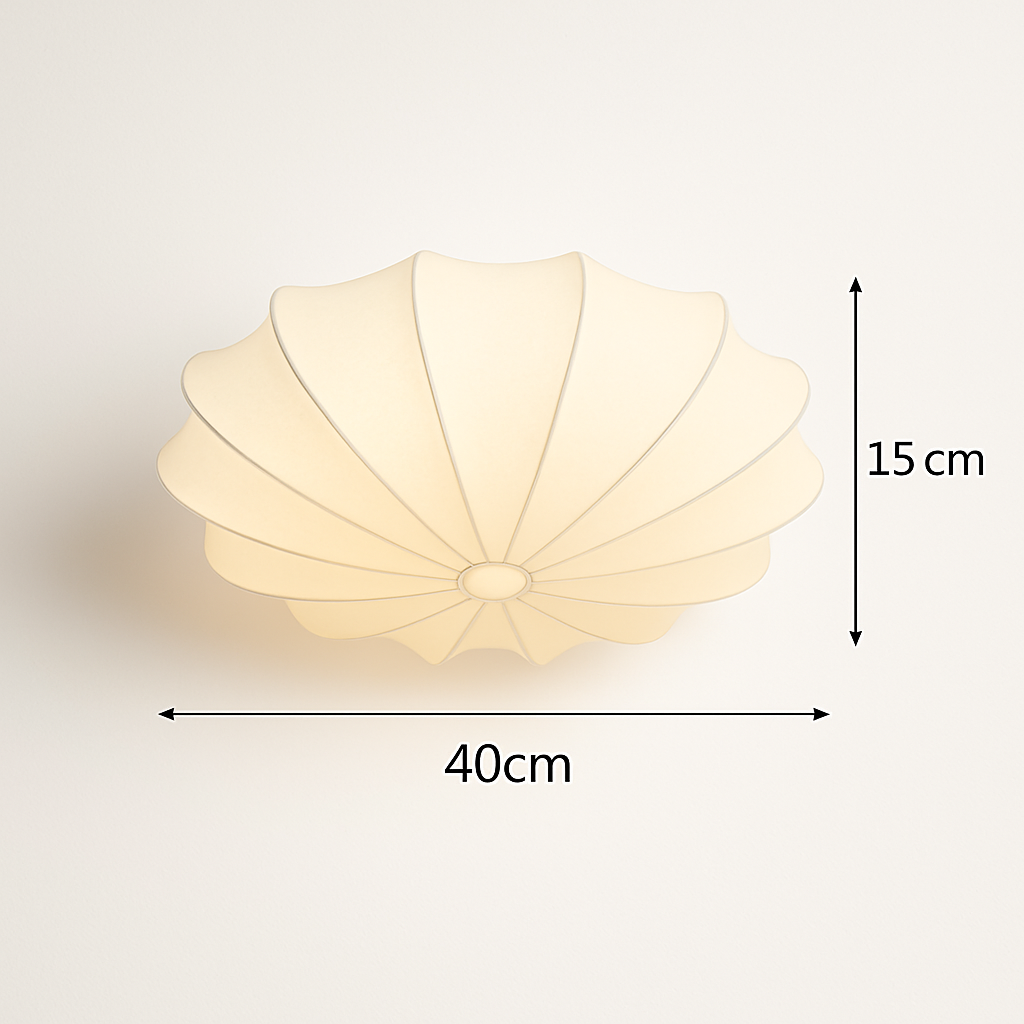 Plafonnier japonais art rond lumière minimaliste plafonnier chambre lampe salon personnalité nelson lampe - vue 9 sur 12