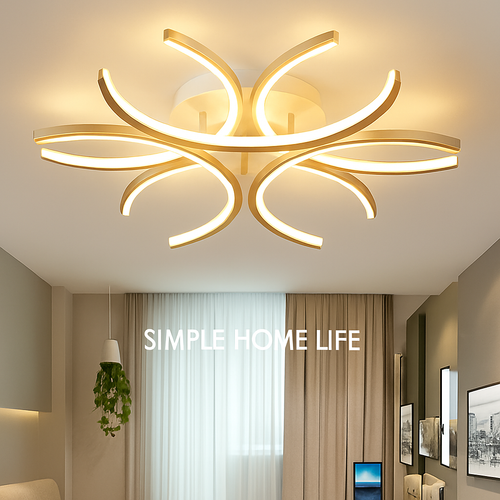 plafonnier led au design moderne pour une décoration intérieure idéale - vue 3 sur 7