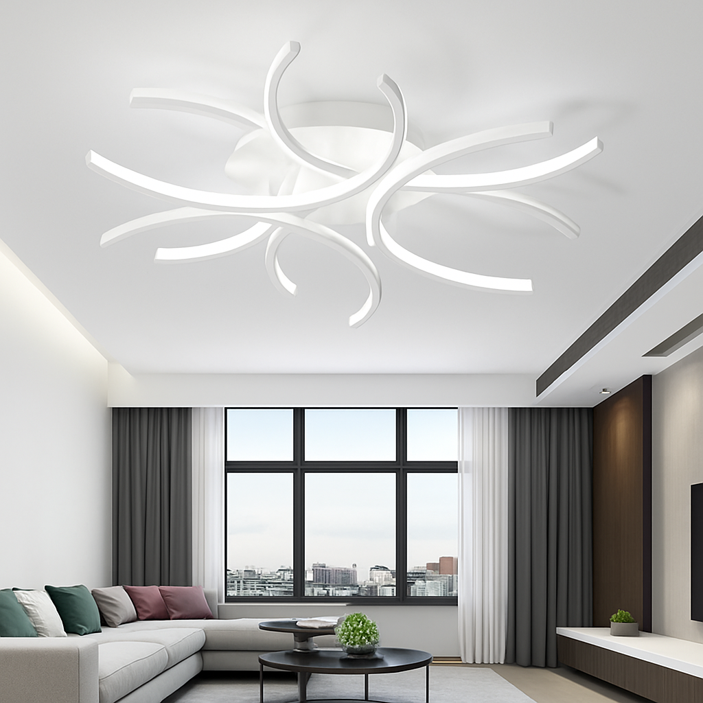 plafonnier led au design moderne pour une décoration intérieure idéale - vue 3 sur 7