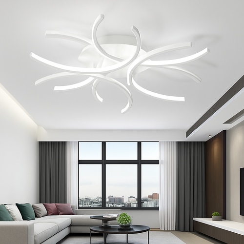plafonnier led au design moderne pour une décoration intérieure idéale - vue 4 sur 7