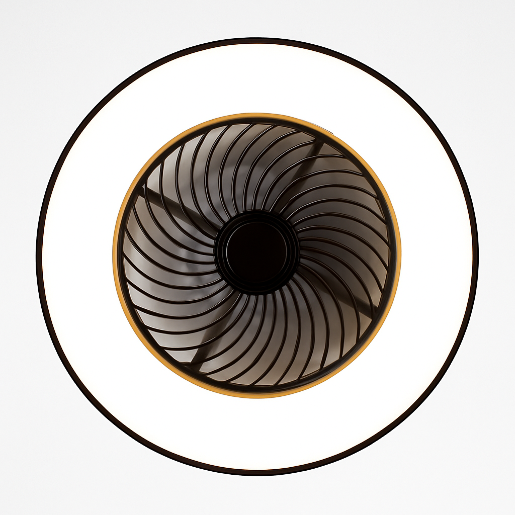 plafonnier led avec ventilateur design moderne 2021 - vue 6 sur 10