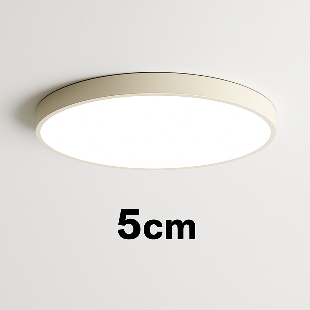 Plafonnier LED design arrondi et plat (plusieurs tailles) - vue 7 sur 6