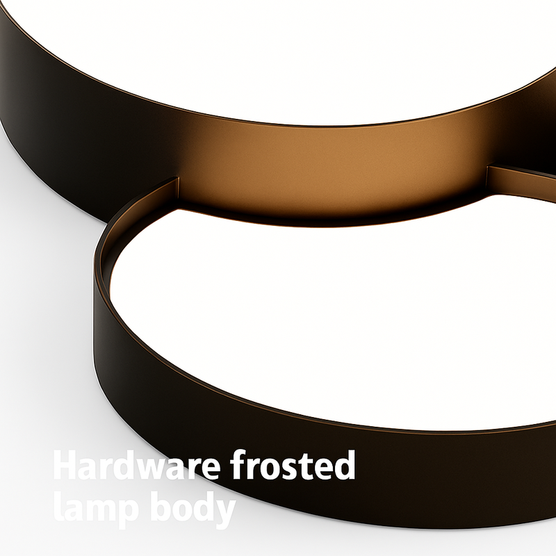 Plafonnier LED design décorative led noir blanc