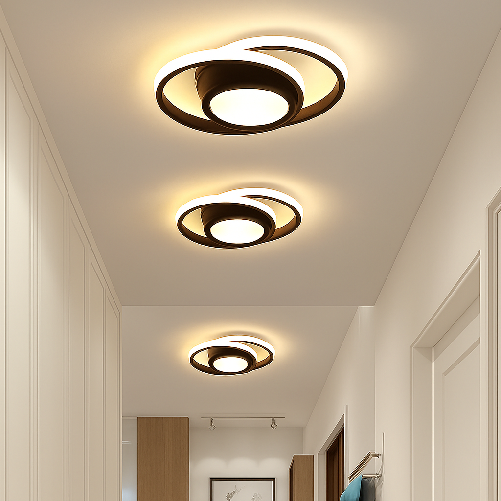 plafonnier led design moderne pour décoration intérieure - vue 3 sur 12