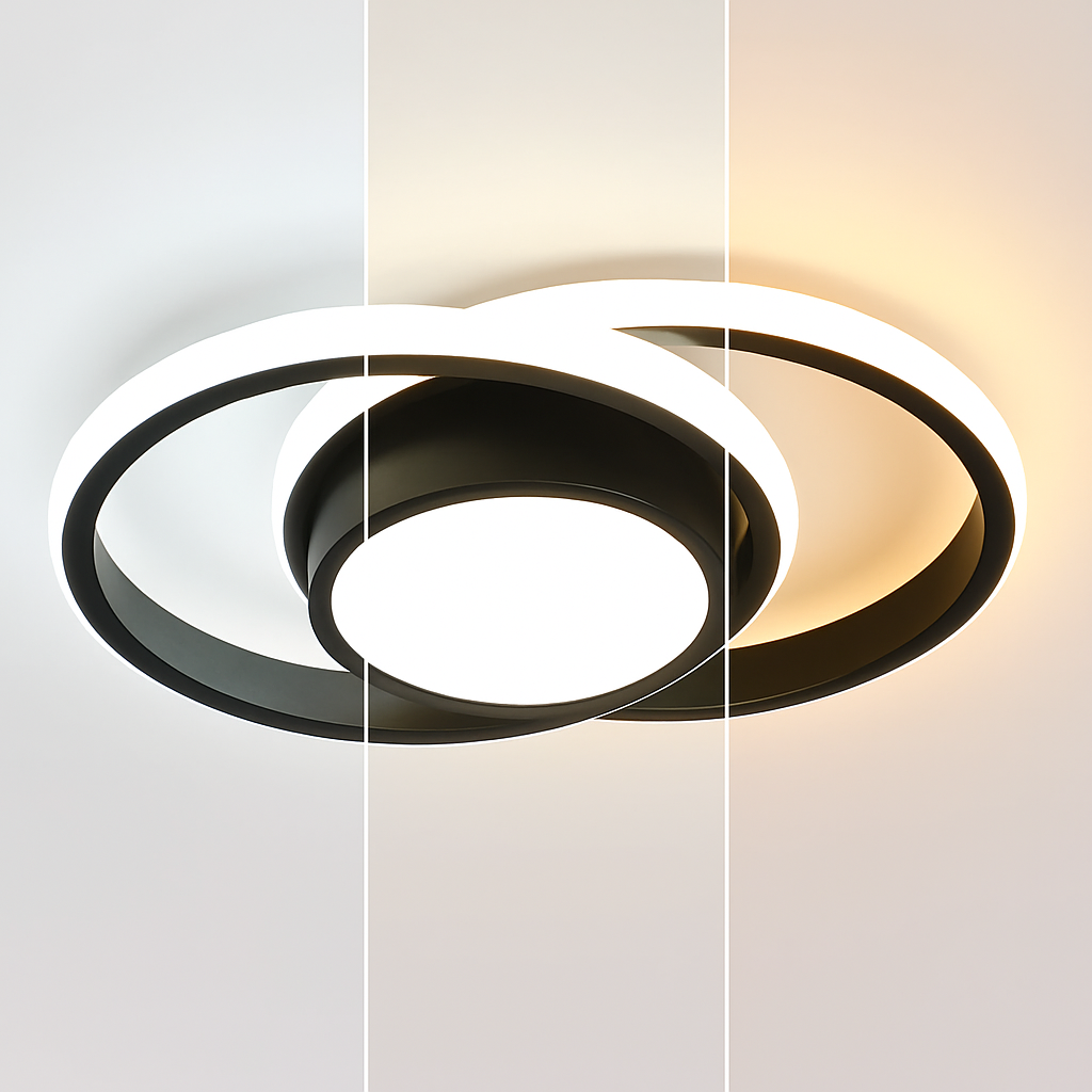 plafonnier led design moderne pour décoration intérieure - vue 6 sur 12