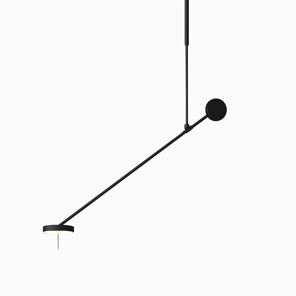 Plafonnier Led design nordique pour Tables basses de restaurant bureaux de chambre lampes suspendues noires luminaire de décoration de la maison - vue 4 sur 14