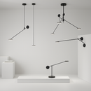 Plafonnier Led design nordique pour Tables basses de restaurant bureaux de chambre lampes suspendues noires luminaire de décoration de la maison