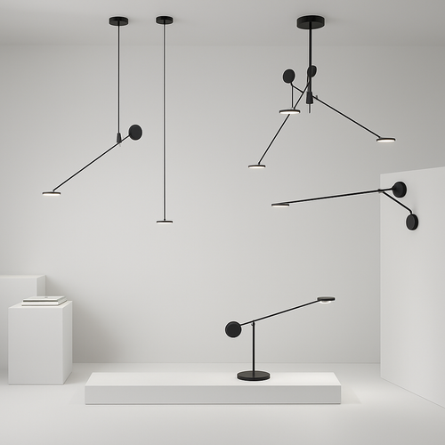 Plafonnier Led design nordique pour Tables basses de restaurant bureaux de chambre lampes suspendues noires luminaire de décoration de la maison