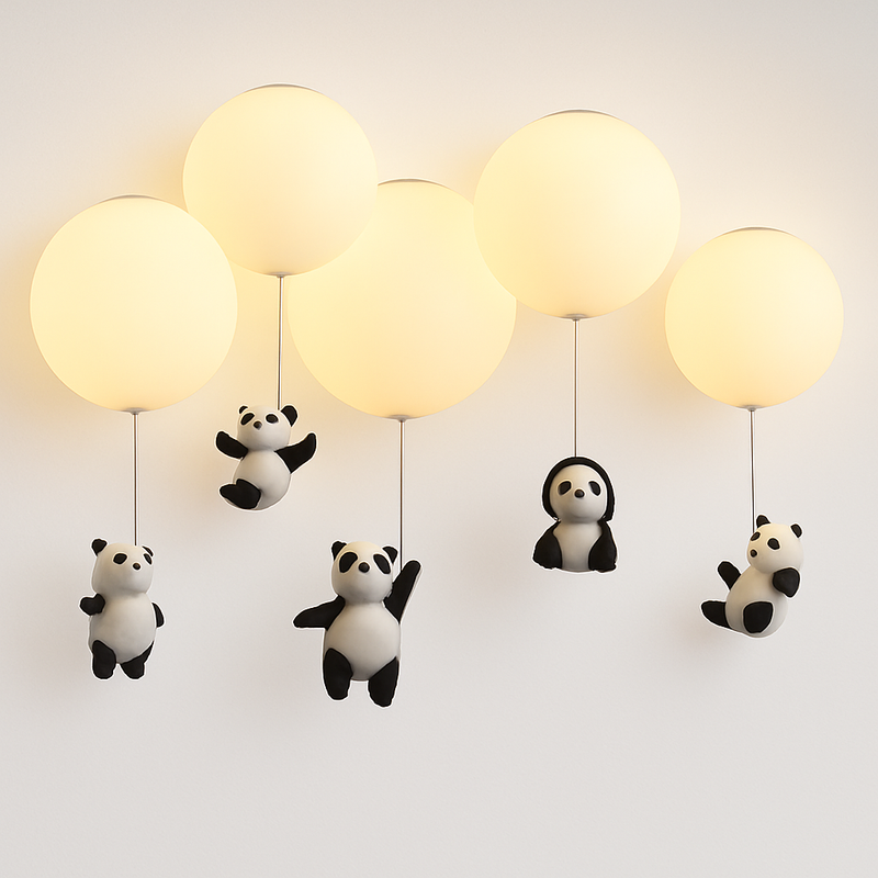 plafonnier led dessin animé belle ours pour enfants