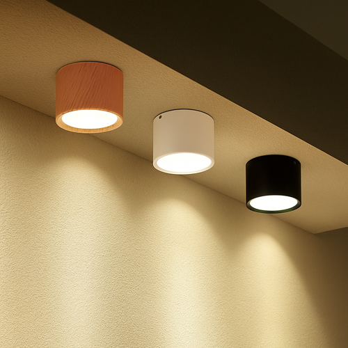 plafonnier led en bois design nordique suspendu pour intérieur moderne