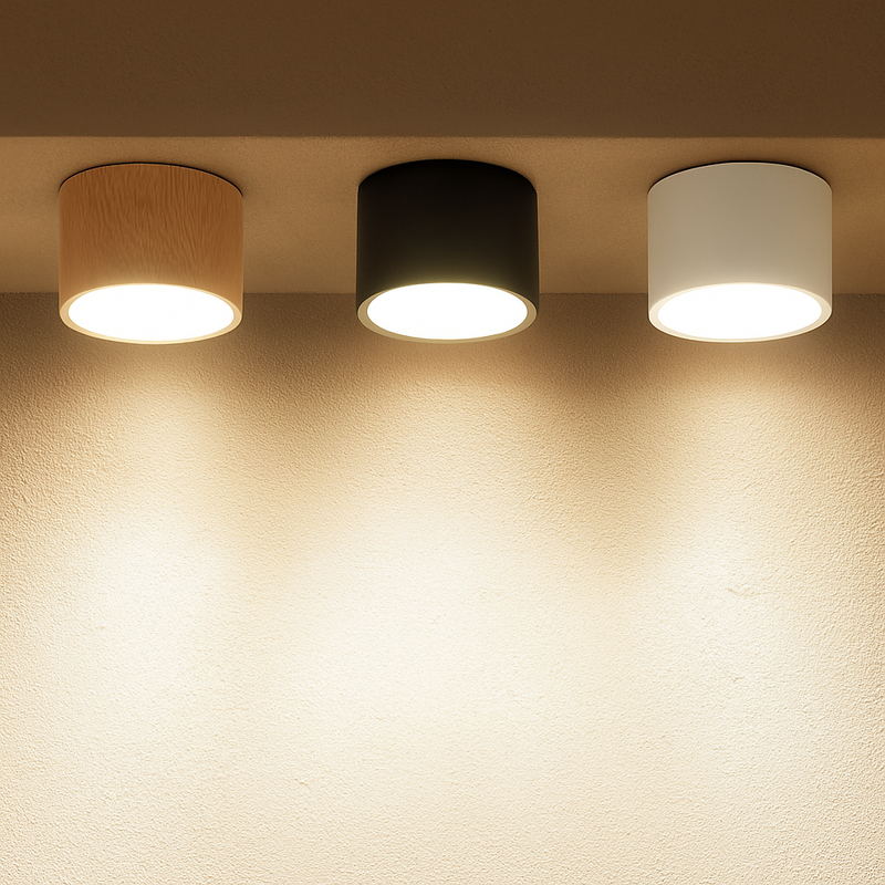 plafonnier led en bois design nordique suspendu pour intérieur moderne