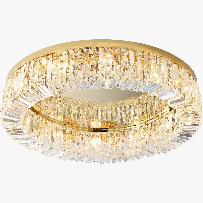 Plafonnier Led en cristal au design moderne