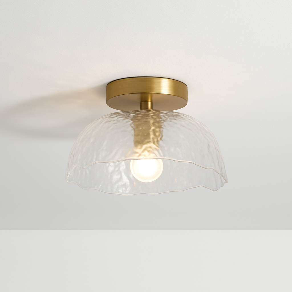 Plafonnier Led en verre au design moderne - vue 19 sur 24