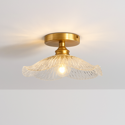 Plafonnier Led en verre au design moderne - vue 11 sur 24