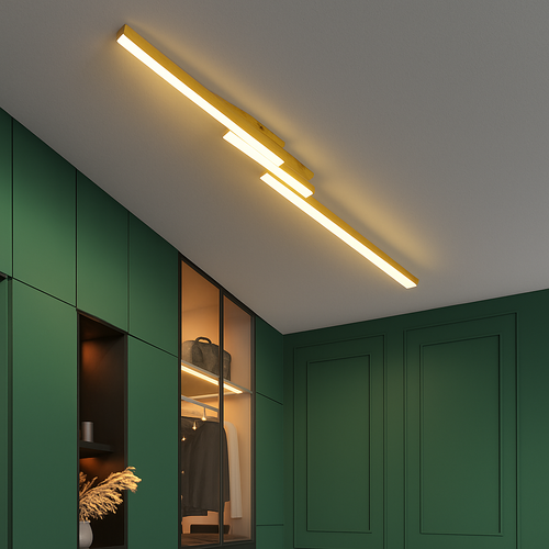 plafonnier led intérieur nordique maison moderne - vue 4 sur 16