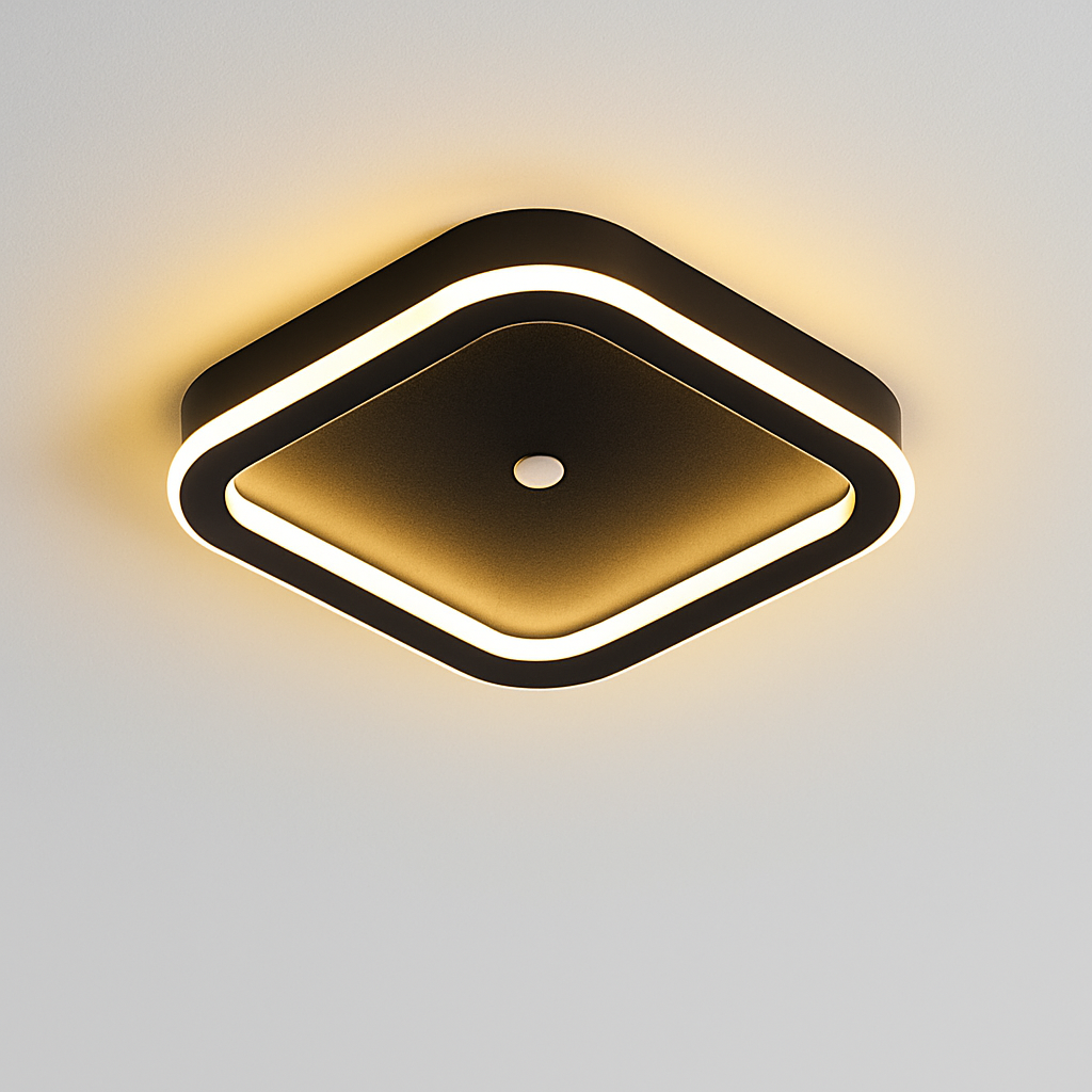 plafonnier led intelligent avec capteur de mouvement pir - vue 3 sur 16