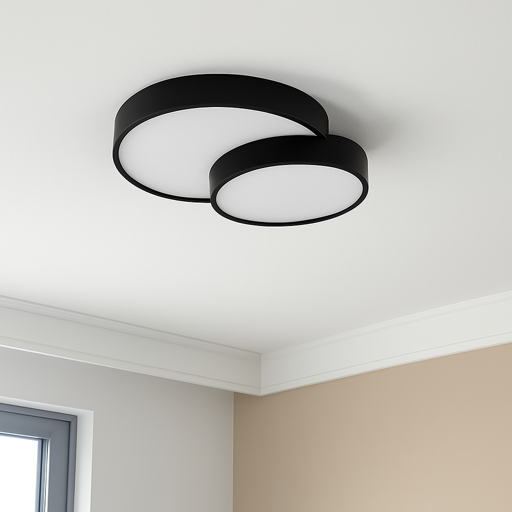 Plafonnier led maison salon nordique - vue 3 sur 11