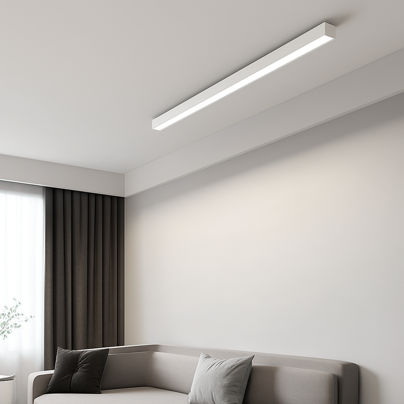 plafonnier led minimaliste ajustable en aluminium