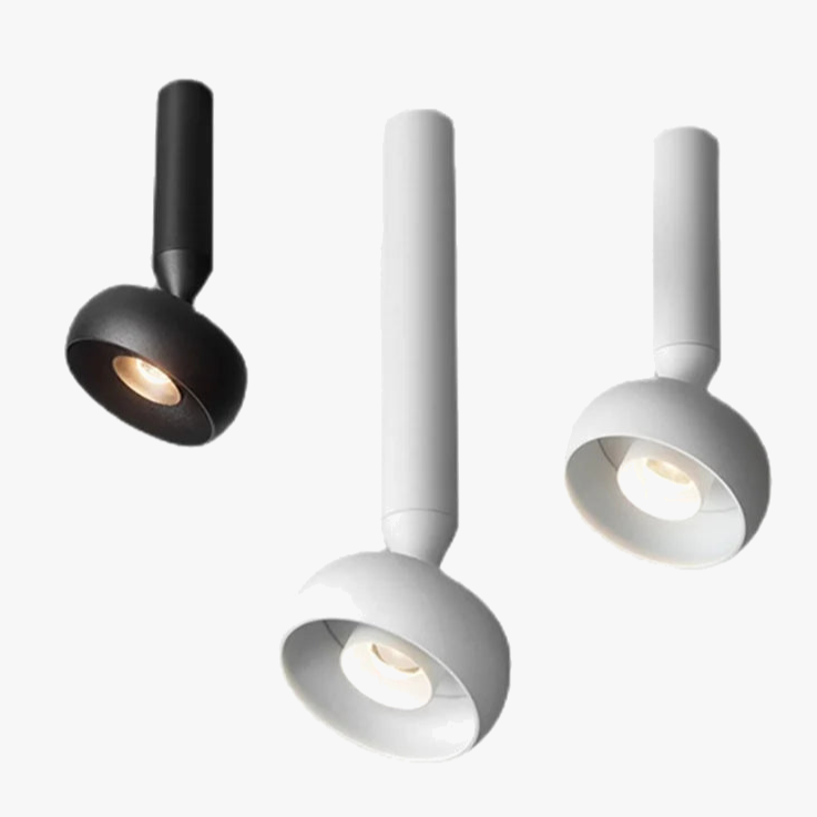 Plafonnier led minimaliste blanc/noir