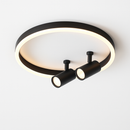plafonnier led moderne avec projecteur pour décoration intérieure