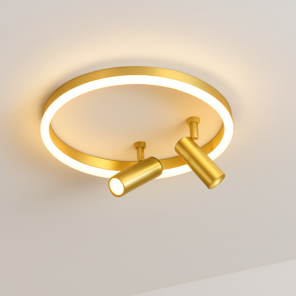 plafonnier led moderne avec projecteur pour décoration intérieure - vue 7 sur 18