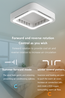 plafonnier led moderne avec ventilateur et télécommande