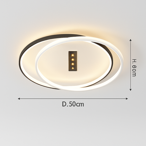 plafonnier led moderne design créatif pour intérieur minimaliste - vue 11 sur 12