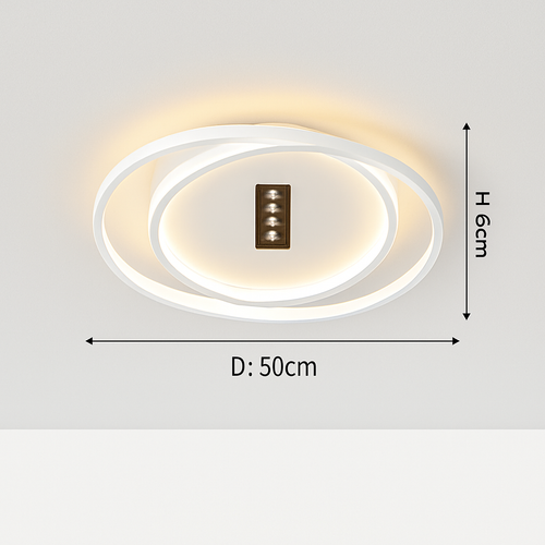 plafonnier led moderne design créatif pour intérieur minimaliste - vue 12 sur 12