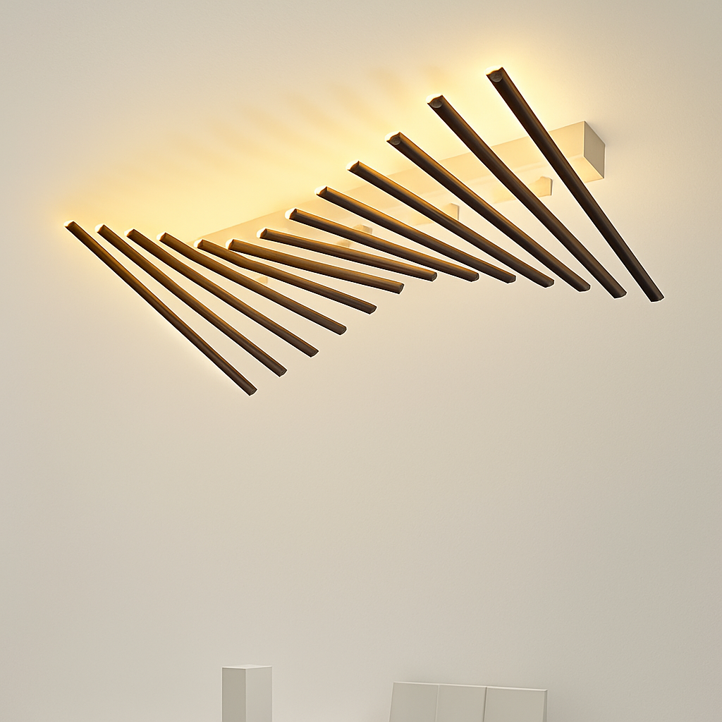 plafonnier led moderne design créatif pour intérieur minimaliste - vue 3 sur 12