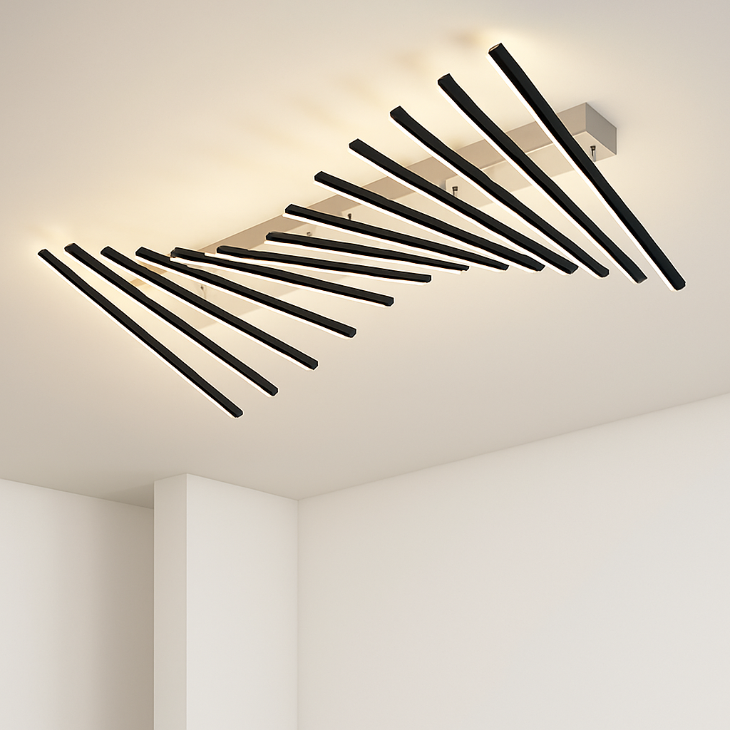 plafonnier led moderne design créatif pour intérieur minimaliste - vue 5 sur 12