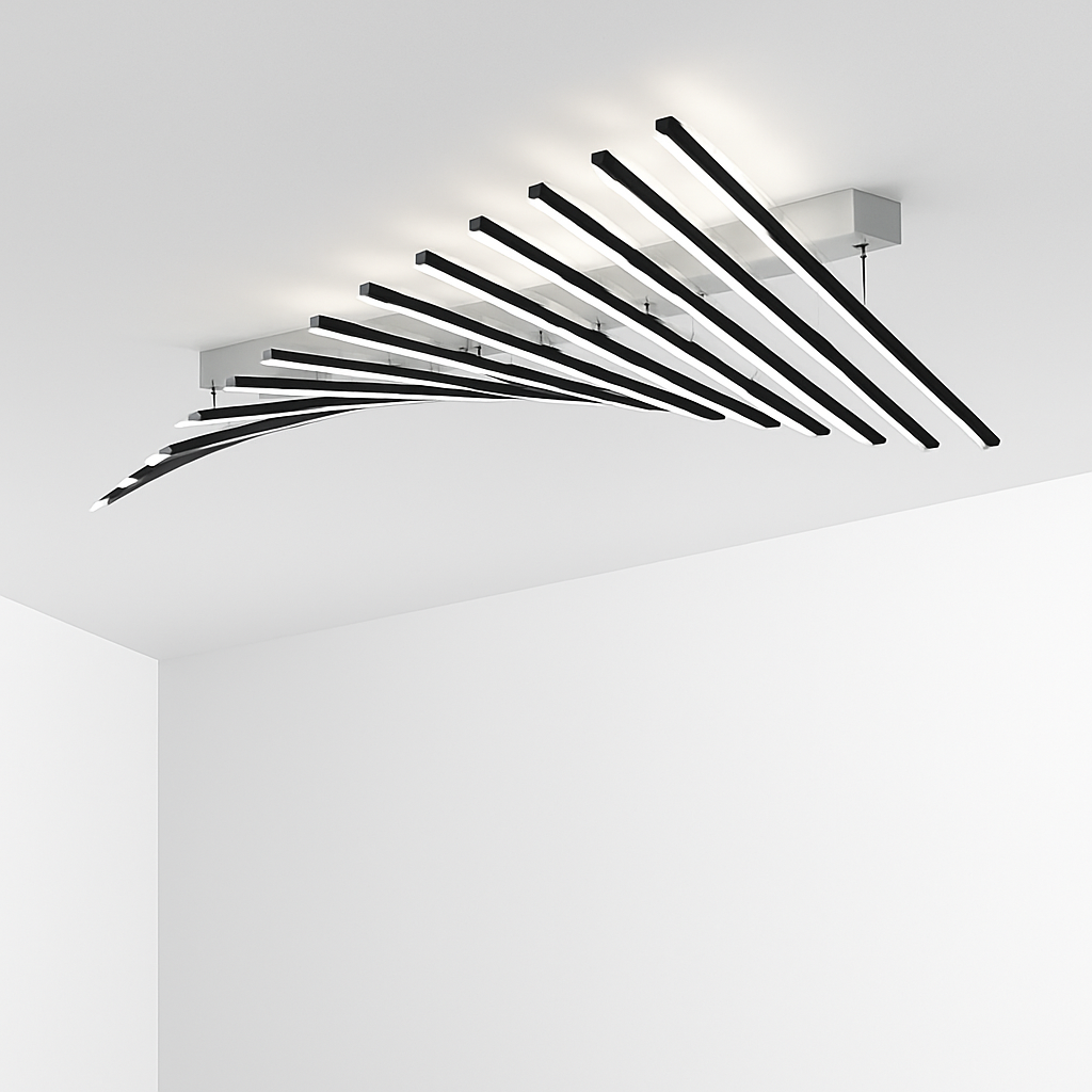 plafonnier led moderne design créatif pour intérieur minimaliste - vue 6 sur 12