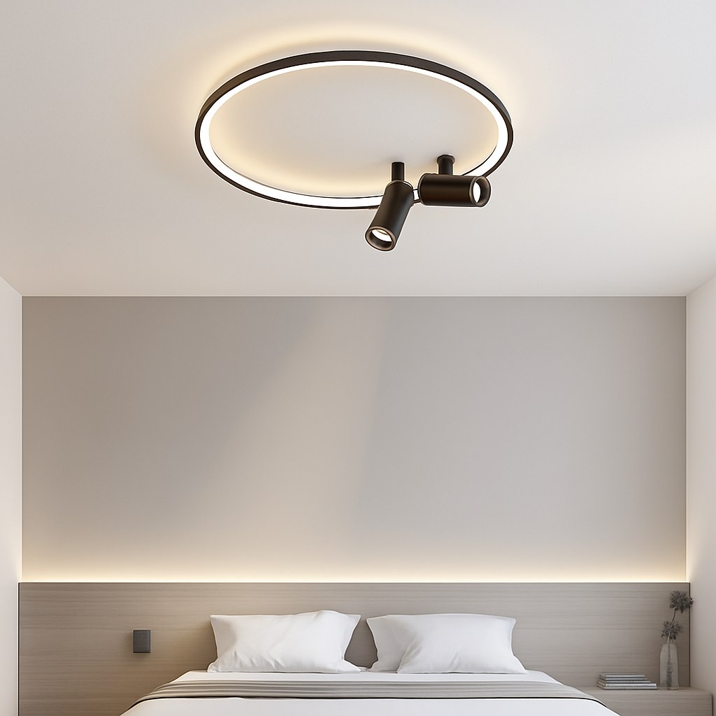 plafonnier led moderne design pour décoration intérieure élégante - vue 6 sur 12