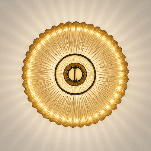 plafonnier led moderne en verre de luxe pour décoration simple - vue 3 sur 18