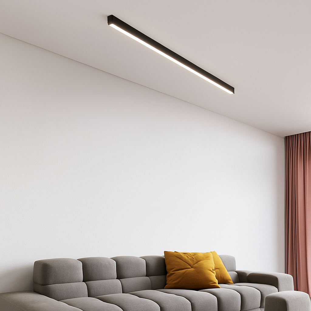 plafonnier led moderne à intensité variable pour espaces divers - vue 3 sur 15
