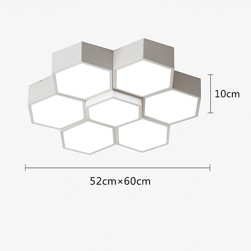 plafonnier led moderne à intensité variable pour intérieur décoratif - vue 18 sur 17
