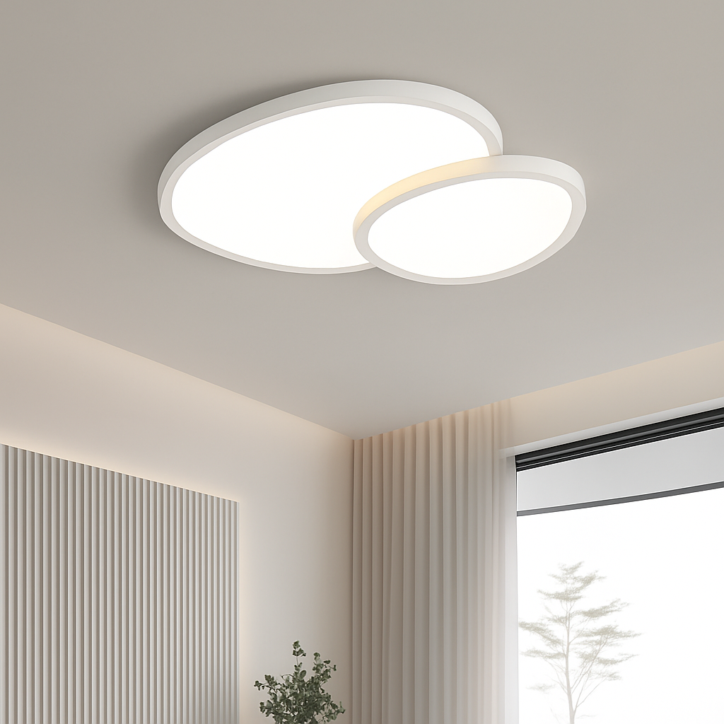 plafonnier led moderne à intensité variable pour intérieur décoratif - vue 5 sur 11