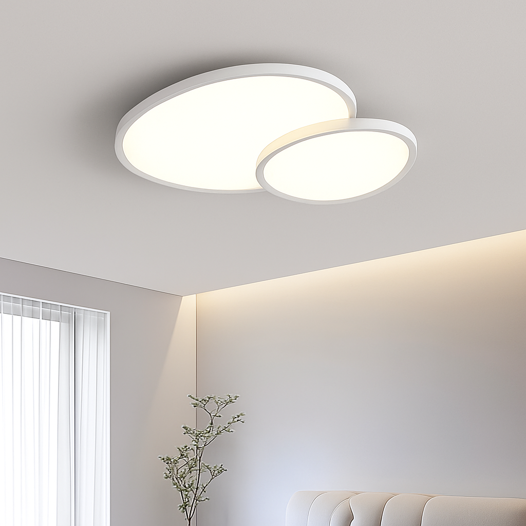 plafonnier led moderne à intensité variable pour intérieur décoratif - vue 6 sur 11